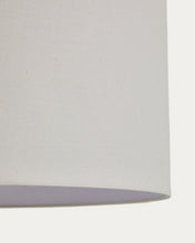 Load image into Gallery viewer, Niani ceiling lamp shade in ivory cotton Ø60cm - image 4