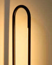 Load image into Gallery viewer, Bow black aluminium floor lamp UK adaptor - image 4