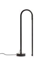 Load image into Gallery viewer, Bow black aluminium table lamp UK adaptor