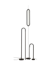 Load image into Gallery viewer, Bow black aluminium table lamp UK adaptor - image 2