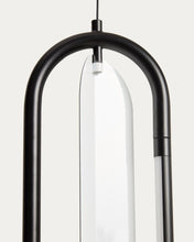 Load image into Gallery viewer, Bow black aluminium ceiling lamp Ø 16 cm UK adaptor - image 6