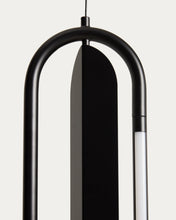 Load image into Gallery viewer, Bow black aluminium ceiling lamp Ø 16 cm UK adaptor - image 7