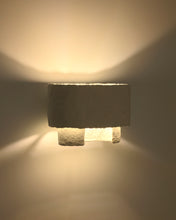 Load image into Gallery viewer, Bedala white papier-mâché wall light - image 3