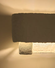Load image into Gallery viewer, Bedala white papier-mâché wall light - image 4