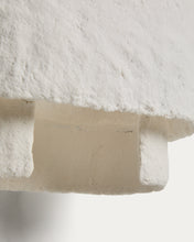 Load image into Gallery viewer, Bedala white papier-mâché wall light - image 6