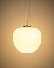 Load image into Gallery viewer, Ardali ceiling lamp in smoked glass and steel with brushed finish Ø40cm - image 2