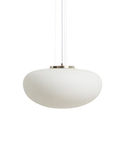 Load image into Gallery viewer, Ardali ceiling lamp in smoked glass and steel with brushed finish Ø50cm