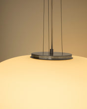 Load image into Gallery viewer, Ardali ceiling lamp in smoked glass and steel with brushed finish Ø50cm - image 3