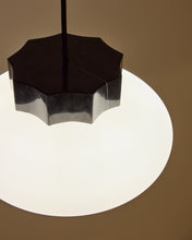 Load image into Gallery viewer, Idela ceiling lamp in smoked glass and black marble Ø26cm - image 3