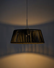 Load image into Gallery viewer, Aldet ceiling lamp shade in black flat rope cord Ø46cm - image 2
