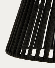 Load image into Gallery viewer, Aldet ceiling lamp shade in black flat rope cord Ø46cm - image 4