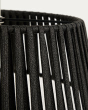 Load image into Gallery viewer, Aldet ceiling lamp shade in black flat rope cord Ø46cm - image 6