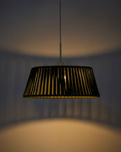 Load image into Gallery viewer, Aldet ceiling lamp shade in green flat rope cord Ø46cm - image 2