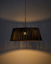 Load image into Gallery viewer, Aldet ceiling lamp shade in brown flat rope cord Ø46cm - image 2