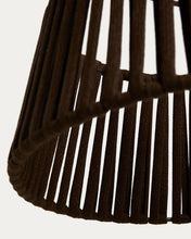 Load image into Gallery viewer, Aldet ceiling lamp shade in brown flat rope cord Ø46cm - image 5