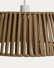 Load image into Gallery viewer, Aldet ceiling lamp shade in beige flat rope cord Ø46cm - image 6