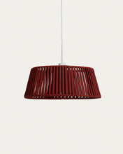 Load image into Gallery viewer, Aldet ceiling lamp shade in terracotta flat rope cord Ø46cm