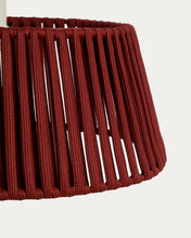 Load image into Gallery viewer, Aldet ceiling lamp shade in terracotta flat rope cord Ø46cm - image 6