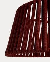 Load image into Gallery viewer, Aldet ceiling lamp shade in terracotta flat rope cord Ø46cm - image 7