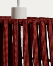 Load image into Gallery viewer, Aldet ceiling lamp shade in terracotta flat rope cord Ø46cm - image 8