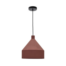 Load image into Gallery viewer, Peralta ceiling lamp in metal with a terractotta painted finish, Ø 30 cm