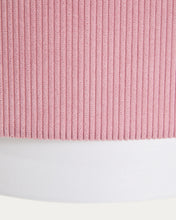 Load image into Gallery viewer, Bianella cotton and pink corduroy ceiling lamp - image 5