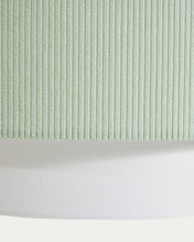 Load image into Gallery viewer, Bianella cotton and turquoise corduroy ceiling lamp - image 5