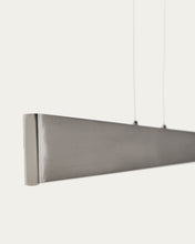 Load image into Gallery viewer, Boadella aluminium ceiling lamp with silver brushed painted finish - image 5