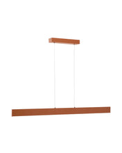 Load image into Gallery viewer, Boadella aluminium ceiling lamp with terracotta painted finish