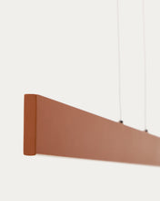 Load image into Gallery viewer, Boadella aluminium ceiling lamp with terracotta painted finish - image 5