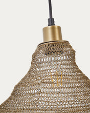 Load image into Gallery viewer, Sarraco gold metal ceiling lamp Ø 48,5 cm - image 4