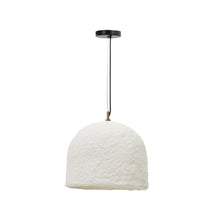 Load image into Gallery viewer, Sineu white papier-mâché ceiling lamp Ø 34,5 cm