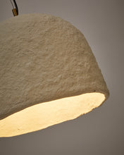 Load image into Gallery viewer, Sineu white papier-mâché ceiling lamp Ø 34,5 cm - image 4