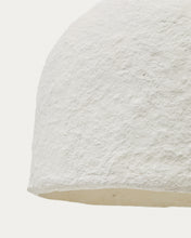 Load image into Gallery viewer, Sineu white papier-mâché ceiling lamp Ø 34,5 cm - image 5