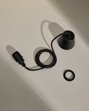 Load image into Gallery viewer, Albir black outdoor ceiling lamp mount - image 3