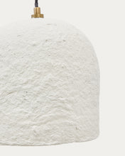 Load image into Gallery viewer, Calvia white papier-mâché ceiling lamp Ø 25 cm - image 6