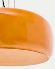Load image into Gallery viewer, Reig orange glass ceiling lamp, Ø 38 cm - image 7