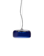 Load image into Gallery viewer, Reig blue glass ceiling lamp, Ø 38 cm - image 2