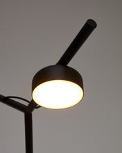 Load image into Gallery viewer, Orey black metal table lamp with multi-position spotlight and UK adaptor - image 3