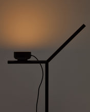 Load image into Gallery viewer, Orey black metal table lamp with multi-position spotlight and UK adaptor - image 7