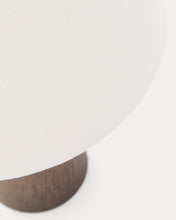 Load image into Gallery viewer, Marga table lamp made from solid rubber wood with dark finish UK adapter - image 5