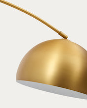 Load image into Gallery viewer, Madali metal floor lamp with brass and white marble finish UK - image 5