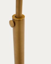 Load image into Gallery viewer, Madali metal floor lamp with brass and white marble finish UK - image 7