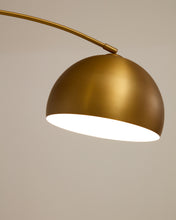 Load image into Gallery viewer, Madali metal floor lamp with brass and white marble finish UK - image 8