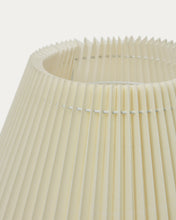 Load image into Gallery viewer, Benicarlo floor lamp in solid rubber wood with a natural, beige finish, UK - image 5