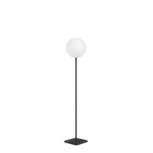 Load image into Gallery viewer, Dinesh outdoor solar floor lamp in black steel 120 cm