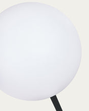 Load image into Gallery viewer, Dinesh outdoor solar floor lamp in black steel 120 cm - image 4