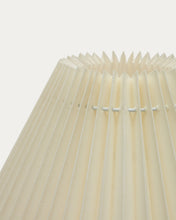 Load image into Gallery viewer, Benicarlo table lamp in wood with a natural, beige finish UK - image 5