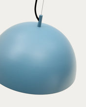 Load image into Gallery viewer, Catlar metal ceiling lamp in a blue painted finish Ø 40 cm - image 5