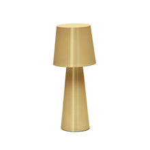 Load image into Gallery viewer, Arenys large metal table lamp in a gold painted finish